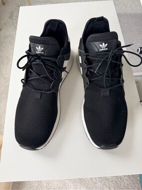 adidas Black and White Lightweight Men's Sneakers